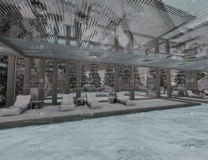 高雪维尔温泉1850 Blend工程源文件