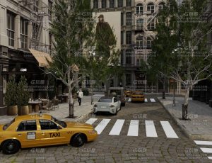 纽约SOHO街区及周边餐厅Blend工程源文件