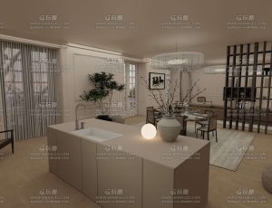 巴黎奥斯曼公寓Blend工程源文件