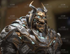 电影级高精度科幻硬表面角色创建大师课程