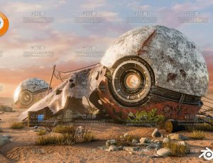 宠物小精灵球概念场景Blend工程源文件