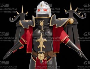 面具皇家女战士Blend模型