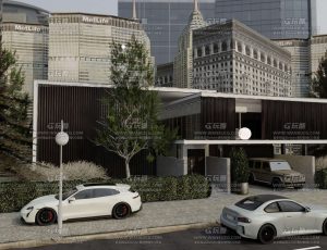 伦敦街头场景Blend工程源文件