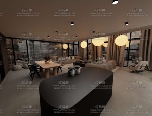 纽约高级公寓套房Blend工程源文件