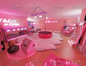 粉色电竞房Blend工程源文件