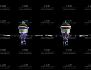 服务机器人Blend模型