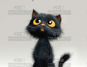 可爱猫咪动画场景Blend工程源文件