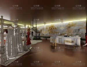 婚纱礼服店场景Blend工程源文件