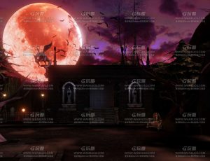 血月之屋场景Blend工程源文件