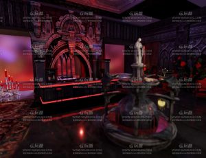 恶魔餐厅场景Blend工程源文件