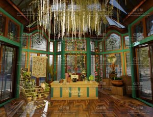 花店场景Blend工程源文件