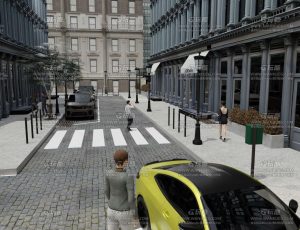 纽约苏荷区街道Blend工程源文件