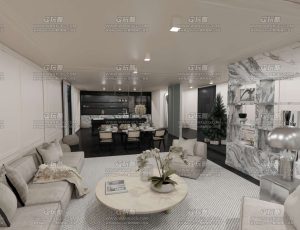 纽约美学公寓Blend工程源文件