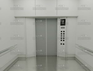 干净的电梯口场景Blend工程源文件