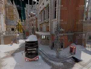 科技老街场景Blend工程源文件