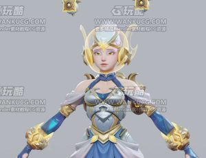 守望先锋2朱诺形态2Blend模型