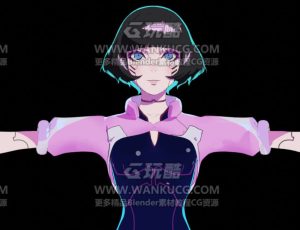 赛博朋克2077萨莎Blend模型