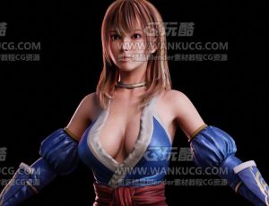 长发霞Blend模型