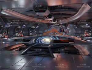 科幻驾驶舱控制中心场景Blend工程源文件