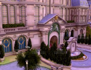 守望先锋花园古堡场景Blend工程源文件