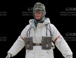 雪地军医Blend模型