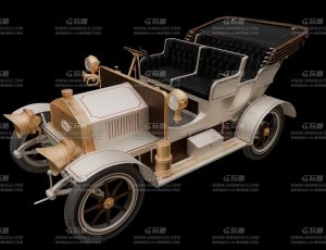 复古敞篷老爷车Blend模型