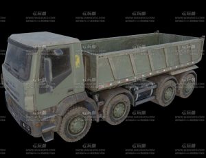 黄土车Blend模型