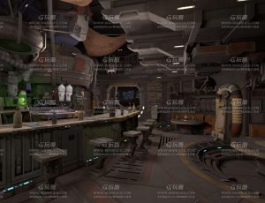 星球大战科技酒吧场景Blend工程源文件