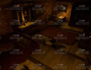 中世纪富人卧室场景Blend工程源文件