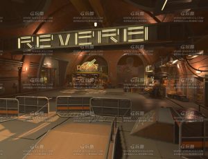 科技地下机械室Blend工程源文件