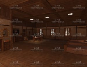 古典酒馆卧房Blend工程源文件