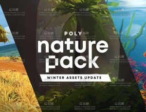 卡通自然环境元素动画模型包Blend资产库