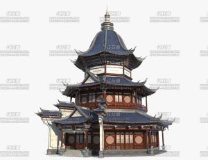 影视级中国古代建筑112Blend模型