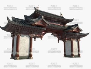 影视级中国古代建筑114Blend模型