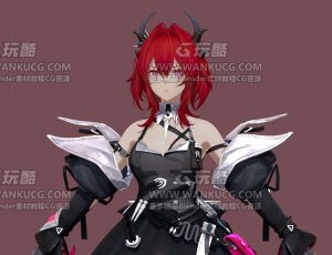 明日方舟角色Blend模型