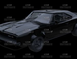 1969道奇跑车Blend模型