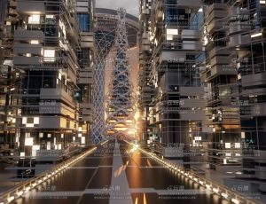 Houdini程序化科幻未来摩天大楼生产器HDA