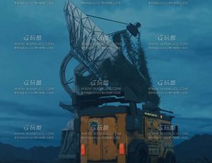 信号丢失科幻场景Blend工程源文件