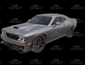 肌肉车Blend模型