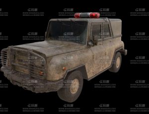 动物园吉普车Blend模型