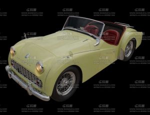 复古敞篷车Blend模型