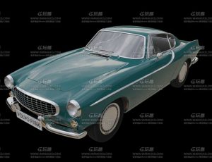 复古轿车Blend模型