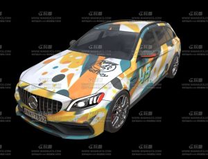 奔驰C63Blend模型