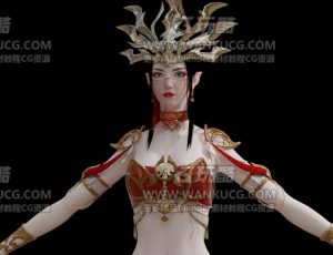 蛇尾美杜莎Blend模型