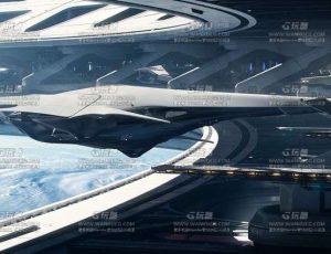 Learnsquared Blender结合PS星舰设计大师班