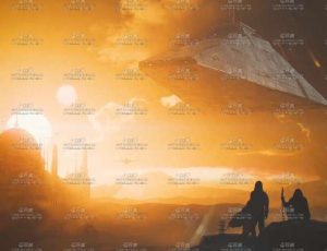 科幻沙漠星球动画场景Blender工程源文件