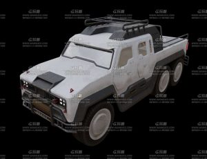 旅行皮卡车Blend模型