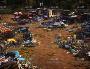 废铁垃圾回收场景Blender工程源文件