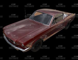 老式复古轿车Blend模型