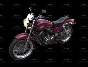 复古摩托车Blend模型